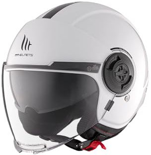 MT Jet Viale S helmet gloss white (M)
