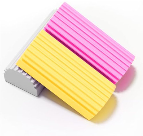 3PCS Esponja Atrapapolvo,Damp Clean Duster,Esponjas Atrapapolvo Reutilizables,Plumero Humedo para Esquinas,Esponjas de Limpieza Versátiles y Prácticas,para Persianas, Cristales,Cocina