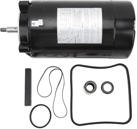 NDNCZDHC Pump Motor UST1102 Round Flange Swimming Pool Spa Pump Motor for Super Pump 1 HP UST1102