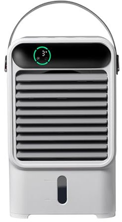 Aire acondicionado portátil, enfriador de aire personal a prueba fugas, mini aire acondicionado 3 velocidades,ventilador enfriador aire refrigeración por hielo en el dormitorio la Oficina del hogar