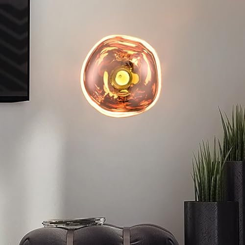 Sedtonmu Lavalampe Modern Acryl Wandlampe Frei Kombinierbar Led Wandleuchte Für Schlafzimmer Nachttisch Esszimmer Wohnzimmer Flur Treppe,D,28CM