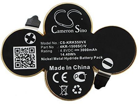 3000mAh 14.40Wh Battery Replacement for KARCHER Broom K55, K55 Vacuum Cleaner fit Part No. 4KR-1500SC V