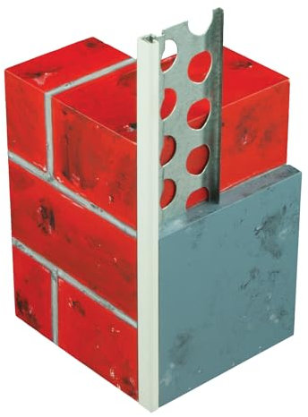 25x VWS Abschlußprofil Stahl verzinkt 10 x 48 mm 10 mm Putz (2,5m)