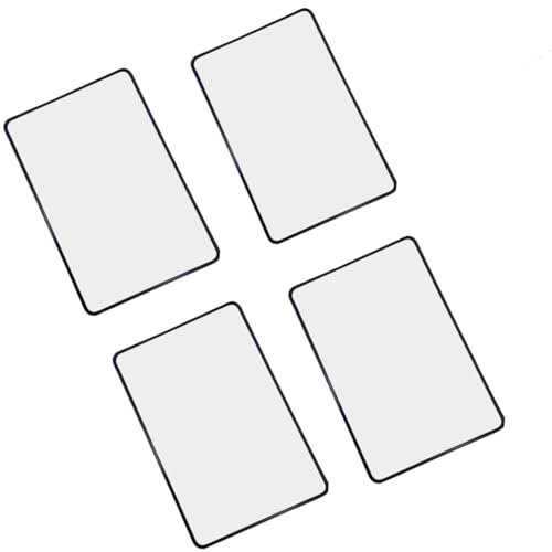 LiJuanWang Lente di ingrandimento della Pagina,4 Pezzi Lenti di ingrandimento da Lettura,Lente di Ingrandimento per Lettura,per Gli Anziani Che Leggono,Libri,Gioielli,Mappe(18 x 12 cm)