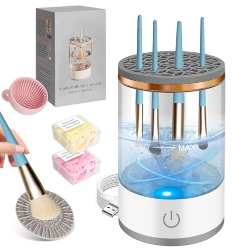 Make Up Brush Cleaner Machine, Automatic Makeup Brushes Cleaner Electric Deep Cleaning