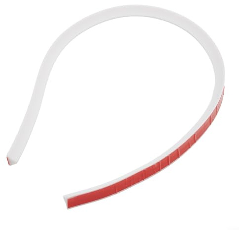 Bande de barrière d'eau en silicone pour salle de bain, cuisine, douche, séparation sèche et humide, joint flexible 30-200 cm (blanc 100 cm)