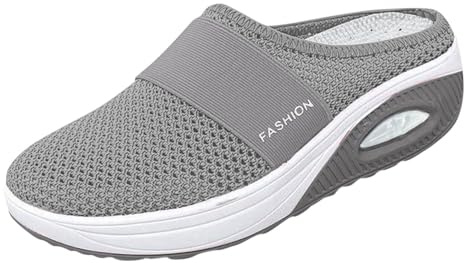 Bastwahl Femme Chaussures de Marche Orthopédiques à Enfiler avec Coussin d'air Respirantes pour diabétiques avec Soutien de la voûte Plantaire Baskets de Marche en Plein air 0