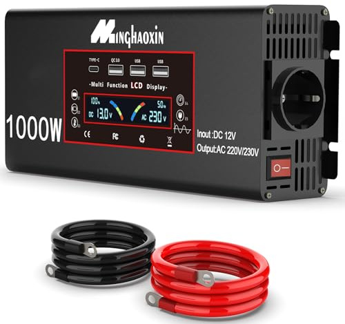 Convertisseur 12V 220V Pur Sinus 1000W/2000W