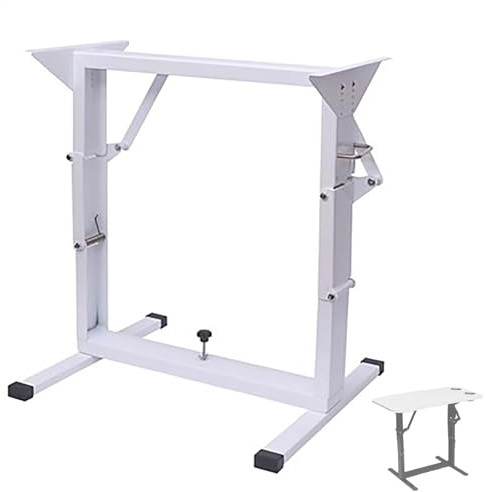 Adjustable Folding Table Leg for RV Dinette - Stand with Lifting Bar for Truck and Camper Travel Trailers
