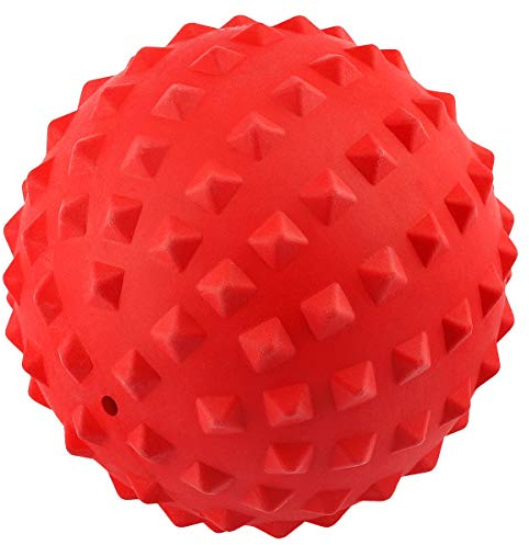 RHL Dog Squeaky Toys for Aggressive chewers Large Breed Balls Interactive Ball Toy Almost Indestructible Tough Durable Stick Medium Small Dogs Puppy Chew with Non-Toxic Natural Rubber