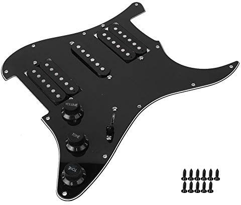 Schlagbrett für Strat, E-Gitarrenkarte für Humbucker Pickguard mit HSH-Mikrofon, für Musiker, Gitarristen, Musikproduzenten