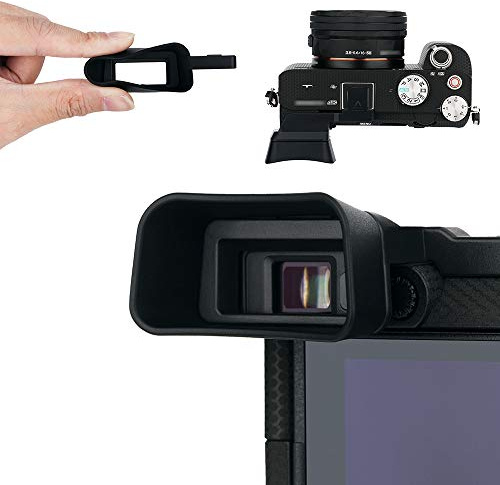 Kiwifotos Soft-Augenmuschel, kompatibel mit dem Sucher der Sony Alpha A7C | Erweitertes Design, weiches Silikon und robustes ABS-Material, das Streulicht abhält