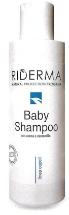 Riderma Baby Shampoo Delicato per Bambini Non Brucia gli Occhi, 200ml