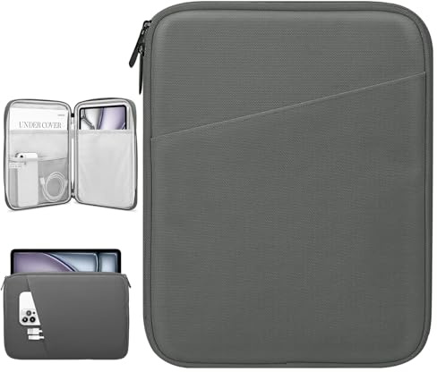 Dadanism 13 Custodia Protettiva Borsa Tablet Compatibile con iPad Pro 13 M5/M4, iPad Air 13 M4/M3, MacBook Neo 13, MacBook Air 13 M5/M4, Galaxy Tab S10 FE Plus 13,1/Tab S10+ 12,4, Grigio Scuro