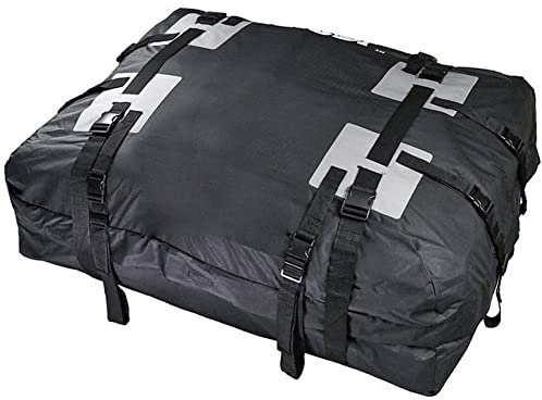 ihreesy 425L Faltbare Auto Dachkoffer Gepäckbox,Tragbar Dachtasche Aufbewahrungsbox Wasserdicht Gepäckbox Dachgepäckträger Tasche Dachbox Aufbewahrungsbox für Auto LKW SUV,Ohne Antirutschmatte
