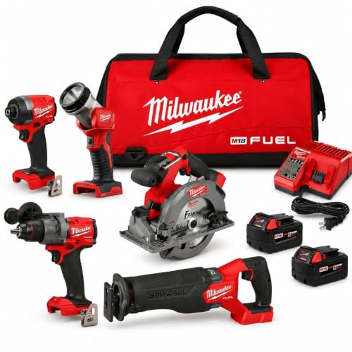 Milwaukee M18 FUEL 5 Tool Combo Kit