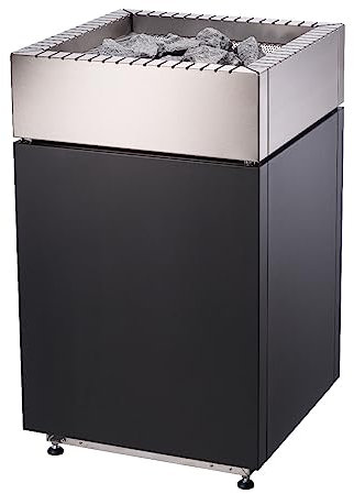 Harvia by ThermoFLUX elektr. Saunaofen QUBE-120 | schwarz/edelstahl | 12 kW