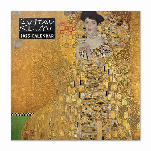 Kalender 2025 Wandkalender 2025 Grupo Erik Gustav Klimt Kalender 2025 Familienplaner 30 x 30 cm 12 Monate Jahreskalender Familienkalender 2025