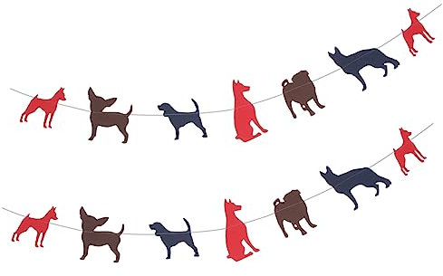 GARVALON Hunde-geburtstagsparty-banner Dekorativ Für Hunde- Mottoparty-dekorationen