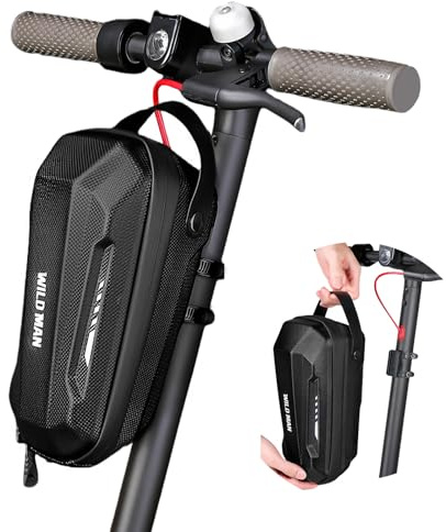 flintronic Electric Scooter Storage Bag,3L Hard Shell Front Bags, EVA Waterproof Scooter Front Carrying Bag, Scooter Handlebar Bag for Mijia M365 Pro Segway Ninebot E ES1/2/3/4