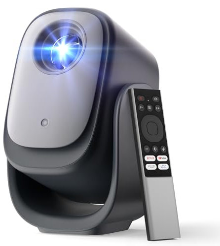 Proiettore Dangbei N2mini con Supporto Regolabile, licenza ufficiale Netflix, 1080p Nativo, Audio Dolby, Wi-Fi 6 e Bluetooth 5.2, messa a fuoco automatica