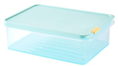 LocknLock Vorratsdosen mit Deckel luftdicht, Kühlschrank Organizer Stapelbar, Kühlschrankboxen, Gefrierdosen, BPA-freie Frischhaltedosen für Lebensmittelaufbewahrung (2,2 L)