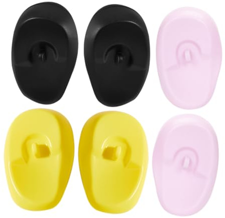 FOYTOKI 3pairs Hair Dye Earmuffs Ear Protectors Ear Covers for Hair Coloring Heat Protection Use during Hairstyle