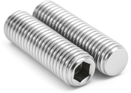 PRIOstahl Gewindestifte mit Innensechskant und Kegelkuppe Madenschrauben - 50 Stück Größe: M10 x 35mm metrisches Gewinde DIN 913 / ISO 4026 für Türgriffe Modellbau Mechanik Rostfrei aus Edelstahl V2A