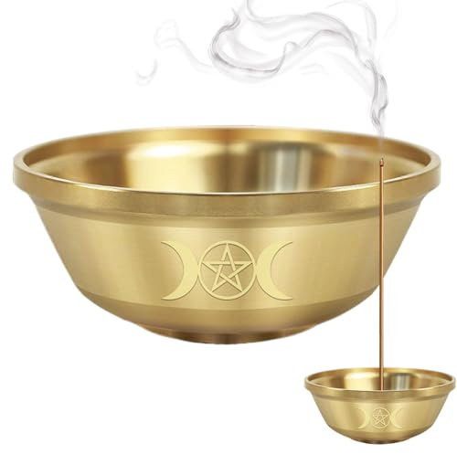 Generisch per sacrificio per altare, tripla luna in – Pentagramma meditativa per affumicare, rituale fumo, cerimonia yoga