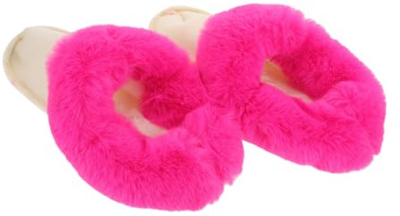 AKOOSY Avtagbara foder för vinterskor, tjocka och fluffiga sulor, unisex utbytbar plysch komfort och värme för inomhusskor, Rosé, 25.00X17.00X8.00CM
