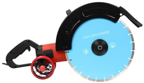 3500W Electric Wall Chaser Concrete Saw Cutter Slotting Machine for Cutting Stone, Granite, Brick Sturdy Construction