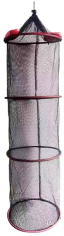 Fiskfälla, Fiskekorgsfälla Flytande Justerbar Hopfällbar Flerfärgad 30-90cm 1 st(Red 90cm)
