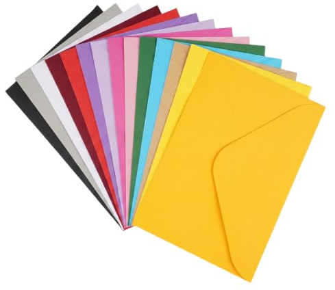 70 Pièces Enveloppe Couleur, Enveloppe de Couleur 14 Teintes | Petites Enveloppes 15,9 x 10,9 cm, Enveloppes Anniversaire sans Fenêtre, Greeting Card Envelopes pour Cartes, Mariage, Cadeau