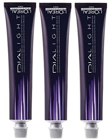 Loreal 3 er Pack Loreal Dialight 5,6 Hellbraun Mahagoni Carmilane