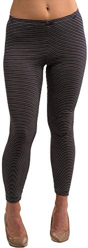 HERMKO 1672005 varma Dam termo-leggings tvärrandig, Größe Damen:48/50 (XL), Farbe Ringel:Marine Ringel