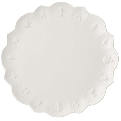 Villeroy & Boch – Toy's Delight Royal Classic Speiseteller Weiß, Spülmaschinenfest, Mikrowellensicher, Edles Weihnachtsgeschirr Toys, Weihnachtsteller, Teller Weihnachten, Essteller, Premium Porzellan