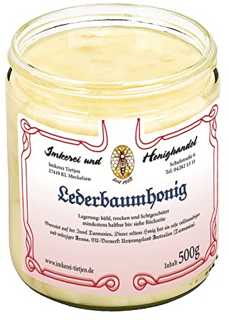 Imkerei Nordheide - Tasmanischer Lederbaumhonig 500g (Leatherwood Honey) | sehr aromatisch, cremig, naturbelassen | Berufsimkerei seit 1978
