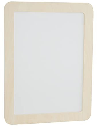 Marabu 0173000000060 - Siebdruckrahmen aus Holz, ideal für Textildruck mit wasserbasierten Druckfarben, geeignet für Drucke auf hellen und dunklen Textilien, ca. 25 x 18,8 x 0,5 cm