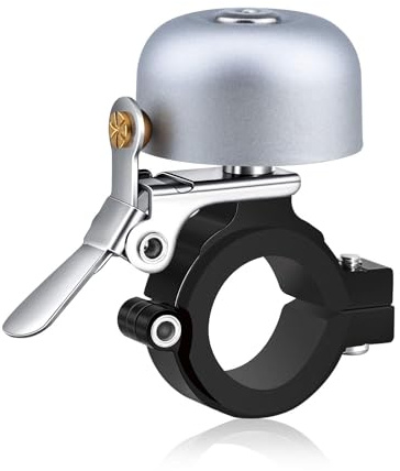 Greallthy Fahrradklingel, 90 dB, Klassische Fahrradklingel aus Messing, für Lenker von 22,2 bis 31,8 mm, Klingel für Rennrad und Mountainbike, Zubehör für Kinder und Erwachsene.