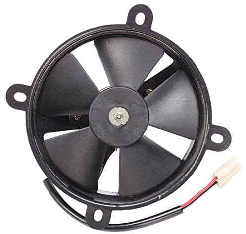 Ventilateur de radiateur de refroidissement électrique mince universel de moto de 6 12V assemblent des pièces de réservoir d'eau pour le quad de vélo de saleté de 150cc 200cc ATV