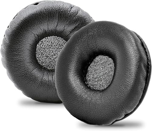 85mm Almohadillas Auriculares, QeeFop 1 Par 85mm Almohadillas de Repuesto Universal Cojín para Sony JBL ATH Philips Sennheiser (Negro)