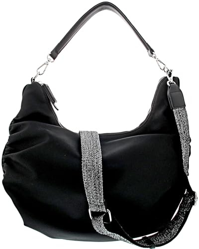Gabor Bags Daja Damen Hobo Bag Schultertasche Groß Schwarz