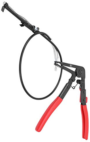 Hose Clamp Pliers, Tube Harness Pliers Bendable Throat Clamp Pincers Hose Removal Pliers Hose Pinch Pliers Pneumatic Tool Cable Hose Tongs Wire Long Clip Removal Tool
