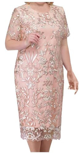 Ropa De Los 60 Mujeres - Vestidos para Boda y Fiesta - Tallas Grandes - Rosa y Más