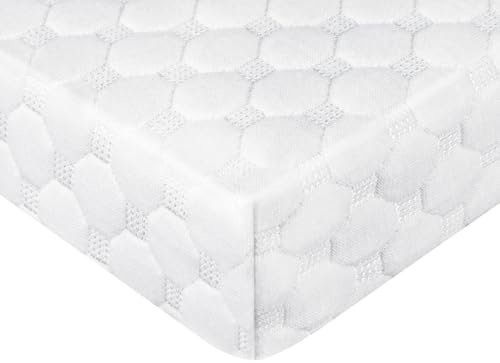 Zoelik Topper 180x200cm H4, 5cm Höhe Matratzentopper, Atmungsaktive Gel Memory Foam Mattress Topper fur Bett, Boxspringbett, Schlafsofa