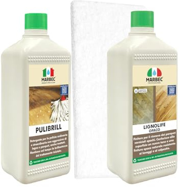 MARBEC KIT RECUPERO LEGNO VERNICIATO OPACO KIT RECUPERO LEGNO VERNICIATO OPACO riportare a nuova vita le superfici in legno verniciato opaco effetto naturale