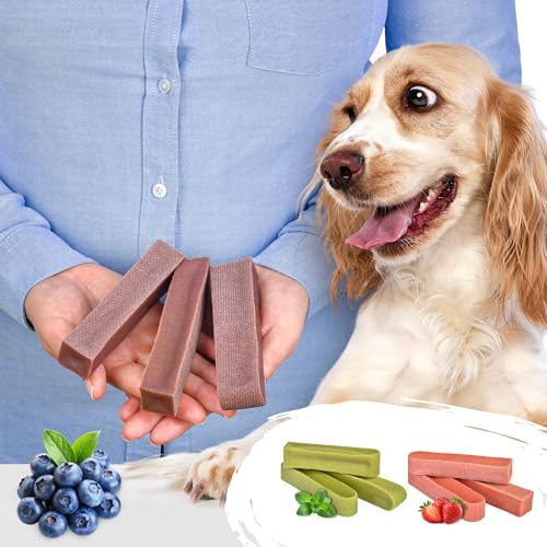 Himalaya-Käse für Hunde mit Blaubeer 3 Stück Größe M (250g), getreidefrei