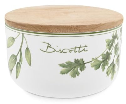 LA PORCELLANA BIANCA Coltivia Biscuit tin 20 x 12 cm Porcelain