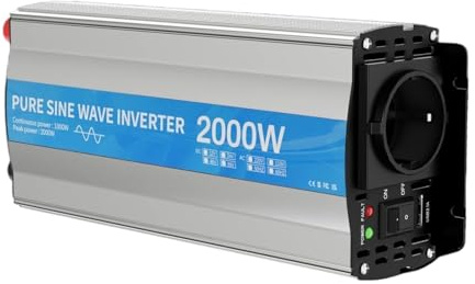 Transformateur Tension 3000W 4000W 5000W 6000W Onduleur À Onde Convertisseur 12v 24v À 220V Transformateur Onduleur Convertisseur(2000W-12V-220V)