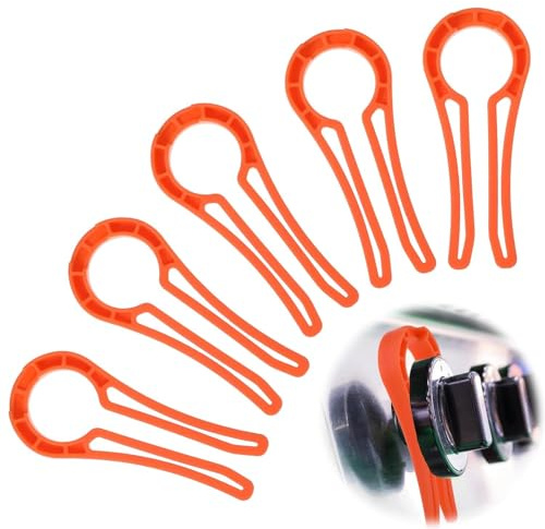 5 Stück Backofentür Kindersicherung, Backofen Baby Sicherung, Herdknopf Schutz, Herdschutz Kinder, Kindersicherung Herd, Hochtemperaturbeständiges Material,Einfache und Bequeme Installation (Orange)